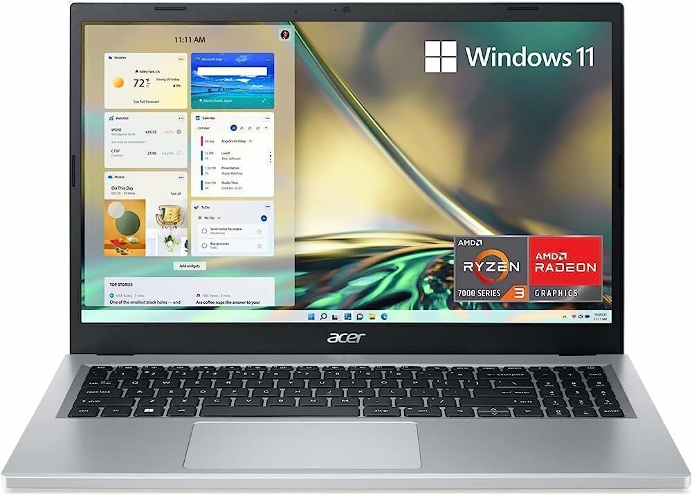 Notebook 15.6" acer aspire 3 - amd ryzen 3 7320u/4gb/256gb ssd