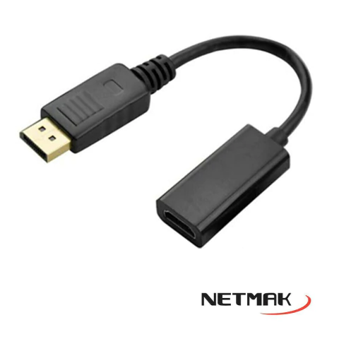 Adaptador DisplayPort a HDMI NETMAK NM-C102