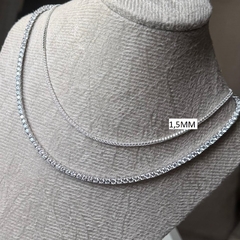 COLAR RIVIERA 1.5 MM ZIRCÔNIA - comprar online