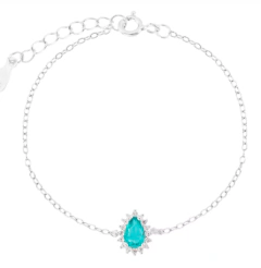 Pulseira gotinha turmalina