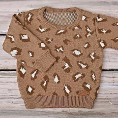 SWEATER PRINT CHOCOLATE