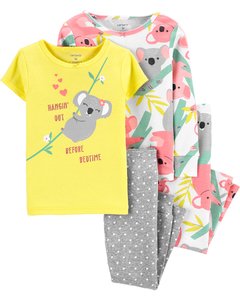 Carter´s Set 4 Piezas Pijama Algodón Koala