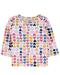 CARTER'S SET 3 PIEZAS VESTIDO, REMERA CORAZON Y MEDIAS en internet