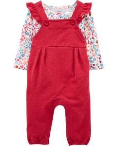 Carter´S Set 2 Piezas Enterito Remera Floral