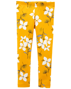Carter´S Calza Floral Amarilla