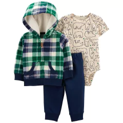 Carter´s Set 3 Piezas Body Campera Micropolar
