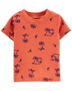 Carter´s Set 2 Piezas Enterito Remera Mangas Cortas Palmeras en internet