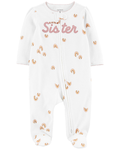 Carter´s Osito-Pijama Algodón Cierre Little Sister
