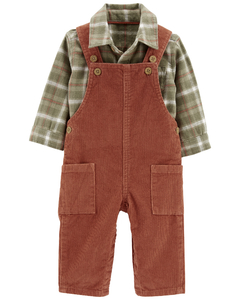 Carter's Set 2 Piezas Camisa Mangas Largas Enterito
