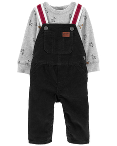 Carter´s Set 2 Piezas Remera Térmica Jardinero