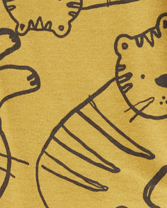 Carter´s Set 3 Piezas Osito Pijama Body Mangas Largas Pantalon Tigres - comprar online