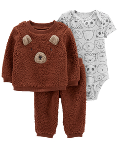 Carter´s Set 3 Piezas Sherpa Oso