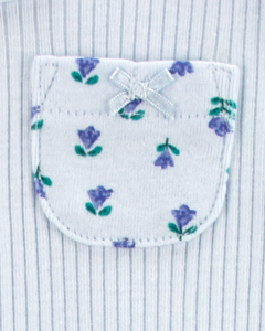 Carter´s Osito Pijama Algodon Cierre Floral en internet