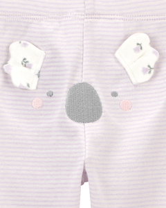 Carter´s Set 3 Piezas Body Mangas Cortas Body Mangas Largas Pantalon Koala en internet