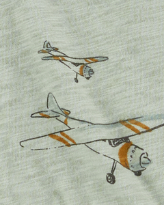 Carter´s Set 3 Piezas Body Mangas Cortas Cardigan Pantalon Aeroplano en internet