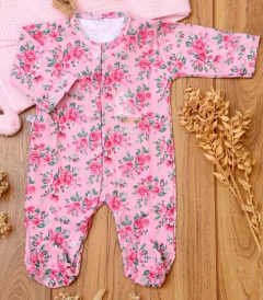 OSITO -PIJAMA ALGODÓN ROCOCO ROSA