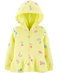 OshKosh Campera con capucha, Volado "Cerezas"