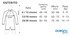 Enterito m.largas Arrecife 6 a 12 m - comprar online