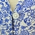 BLUSA MARIA FILÓ FLROAL AZUL FIOS LUREZ TAM M - SEM USO - loja online