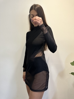 Vestido Corto Mesh - Alma Intimates