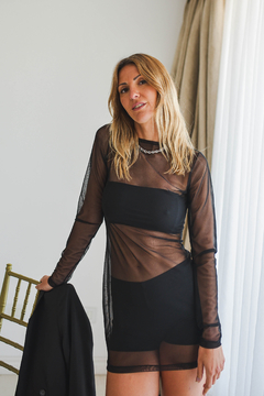 Vestido Corto Mesh - Alma Intimates