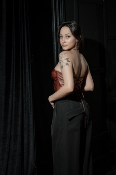 Corset Potra - Chocolate - Alma Intimates