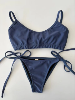 Bikini Pipa Azul Aero - Alma Intimates
