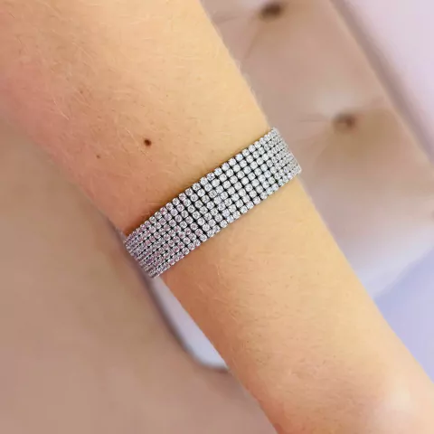 Pulseira premium crevajada prata