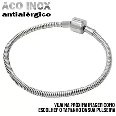 Pulseira Pandora em aço inox - comprar online