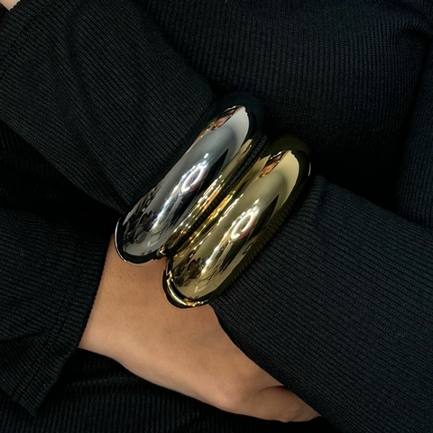 Maxi braceletes boleados