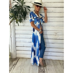 VESTIDO LOS ALERCES BCO AZULES - comprar online