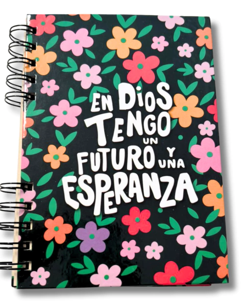 Cuaderno A5 Tapa Dura Cod. A304 FLORES