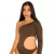 BODY LETÍCIA MARROM - comprar online