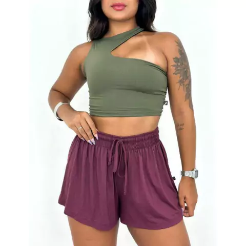 CROPPED KATY VERDE MILITAR