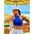 CROPPED SUMMER AZUL CANETA