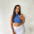 CROPPED SUMMER AZUL PETRÓLEO - comprar online