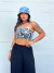 CROPPED KATY ZEBRA PRETO - comprar online