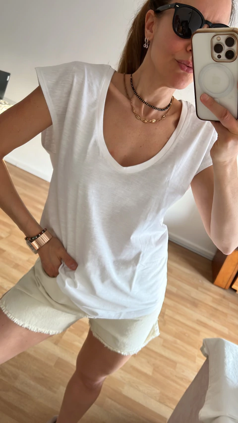 REMERA GRETTA STM BLANCO - comprar online