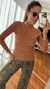 REMERA POLERA CARLOTA STM CAMEL
