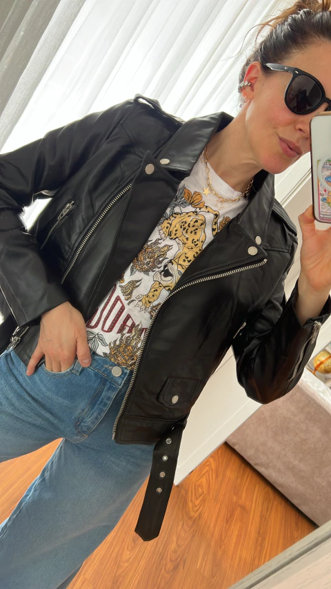 CAMPERA AGNES STM NEGRO - comprar online