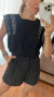 MUSCULOSA SUPRA SHINE NEGRA STM