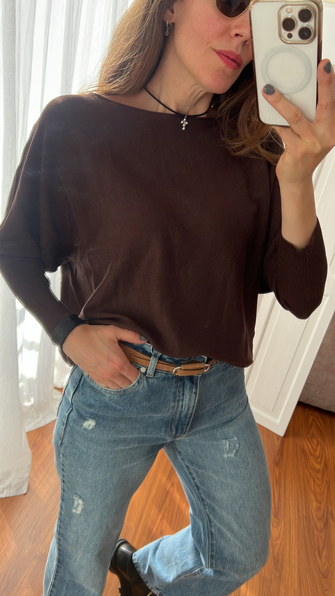 SWEATER OVADA CHOCOLATE STM