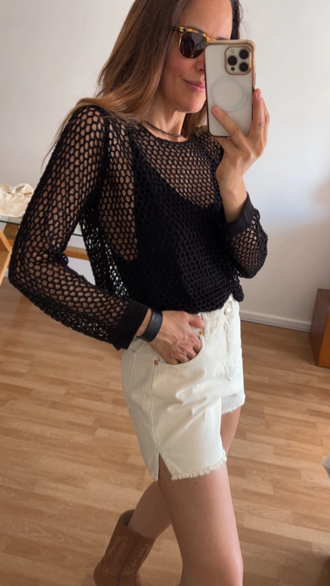 SWEATER GUILIA STM NEGRO