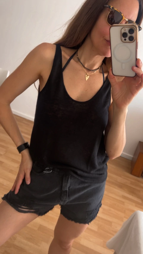 MUSCULOSA WILSON STM NEGRO