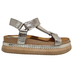 Sandalias Anca & Co Mujer Urbanas Brillos Abigail Cuero Moda (ANABIGAI) - comprar online