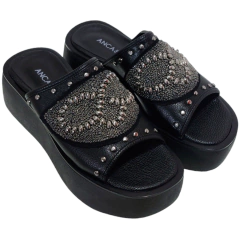 Sandalias Anca & Co Mujer Plataformas Zuecos Ailen Verano