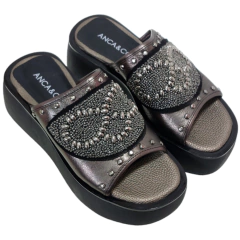 Sandalias Anca & Co Mujer Plataformas Zuecos Ailen Verano