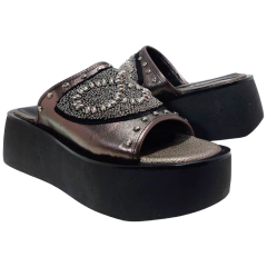 Sandalias Anca & Co Mujer Plataformas Zuecos Ailen Verano