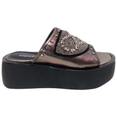Sandalias Anca & Co Mujer Plataformas Zuecos Ailen Verano