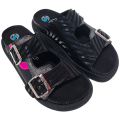 Sandalias Anca & Co Mujer Verano Asia Zuecos Tipo Birk Cuero